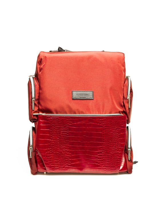 The Beauty Boss Backpack in “RedRum”